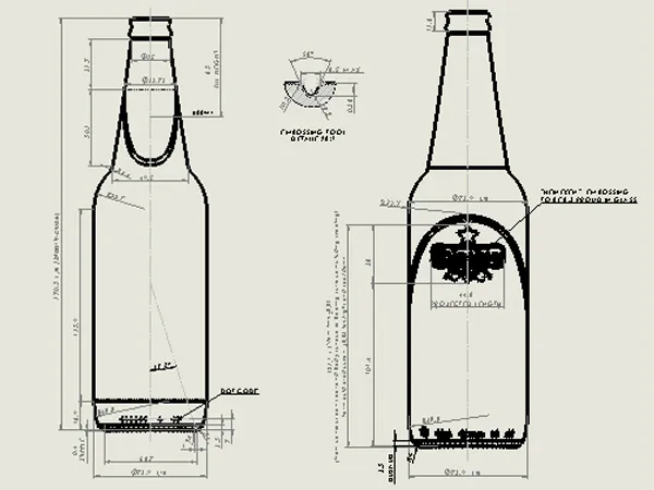 Arrangement of drawings process